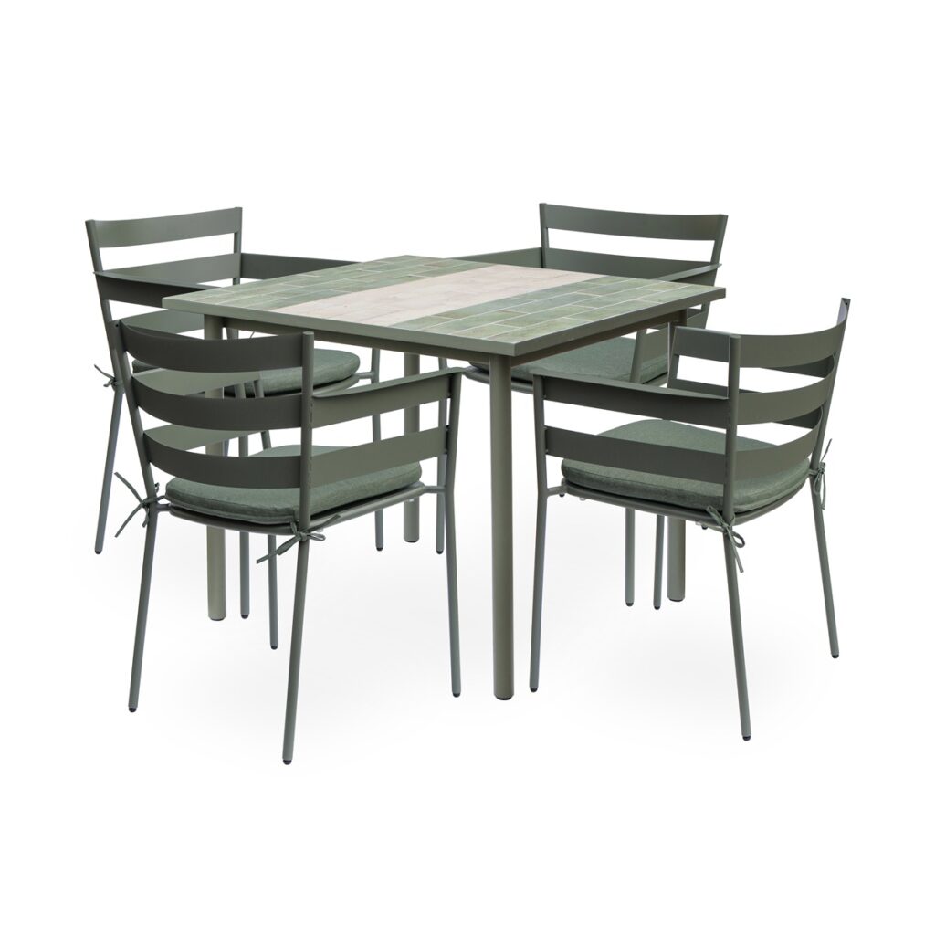 Beatrice 4 Seat Garden Dining Set 5029936998439 2